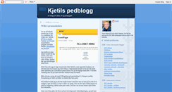 Desktop Screenshot of kjetils-pedblogg.blogspot.com