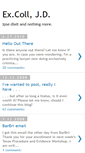 Mobile Screenshot of excollblog.blogspot.com