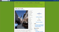 Desktop Screenshot of icma-slovakia.blogspot.com