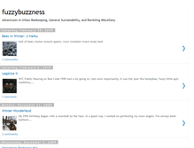 Tablet Screenshot of fuzzybuzzness.blogspot.com