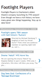 Mobile Screenshot of footlightplayers.blogspot.com