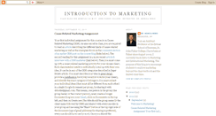 Desktop Screenshot of introduction2marketing.blogspot.com