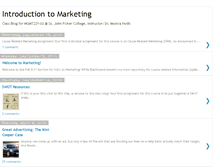 Tablet Screenshot of introduction2marketing.blogspot.com