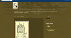 Desktop Screenshot of cantatibusorganibus.blogspot.com