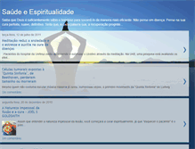 Tablet Screenshot of curaeespiritualidade.blogspot.com
