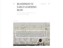 Tablet Screenshot of beansproutspreschool.blogspot.com