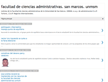 Tablet Screenshot of facultaddeadministracion.blogspot.com