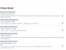 Tablet Screenshot of prisonbreakseries.blogspot.com