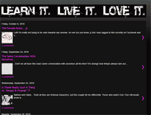 Tablet Screenshot of learn--live--love.blogspot.com