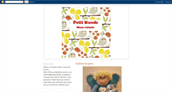 Desktop Screenshot of petitmondeinfantil.blogspot.com