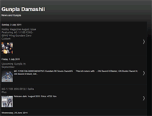 Tablet Screenshot of gunpla-damashii.blogspot.com