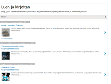 Tablet Screenshot of luenjakirjoitan.blogspot.com