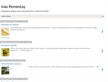 Tablet Screenshot of inashomestay.blogspot.com