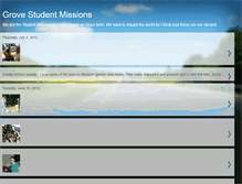 Tablet Screenshot of grovestudentmissions.blogspot.com