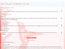 Tablet Screenshot of mycrazyschoolyear.blogspot.com