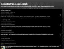 Tablet Screenshot of metaelectronica.blogspot.com