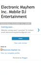 Mobile Screenshot of electronicmayheminc.blogspot.com