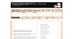 Desktop Screenshot of el-blog-de-musica.blogspot.com