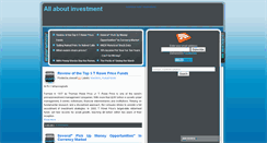 Desktop Screenshot of invest-yourself.blogspot.com