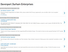 Tablet Screenshot of davenportdurham.blogspot.com