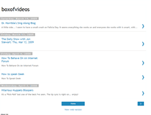 Tablet Screenshot of boxofvideos.blogspot.com