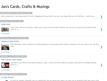 Tablet Screenshot of janscardscraftsandmusings.blogspot.com