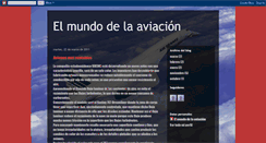 Desktop Screenshot of mundoaviacioniac.blogspot.com