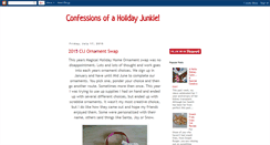 Desktop Screenshot of confessionsofaholidayjunkie.blogspot.com