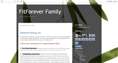 Desktop Screenshot of fitforeverfamily.blogspot.com