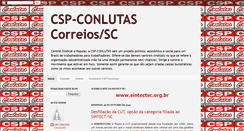 Desktop Screenshot of cspconlutascorreios.blogspot.com