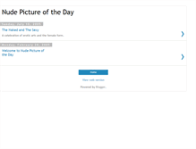 Tablet Screenshot of nudepictureoftheday.blogspot.com