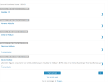 Tablet Screenshot of cursoestadisticasesver.blogspot.com
