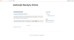 Desktop Screenshot of jednorekibandytaonline.blogspot.com