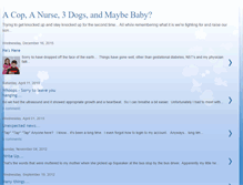 Tablet Screenshot of 3dogsandmaybebaby.blogspot.com