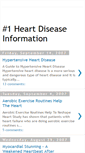 Mobile Screenshot of 1heart-disease-info.blogspot.com