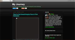 Desktop Screenshot of mycancerjourneys.blogspot.com