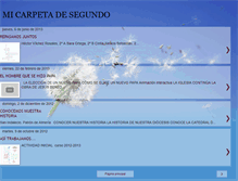 Tablet Screenshot of micarpetadesegundo.blogspot.com