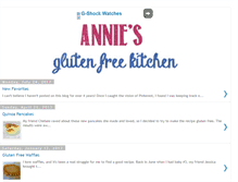 Tablet Screenshot of anniesglutenfreekitchen.blogspot.com