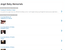 Tablet Screenshot of angelbabymemorials.blogspot.com