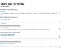 Tablet Screenshot of cocinaparamembrillos.blogspot.com