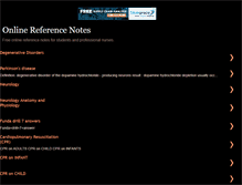 Tablet Screenshot of onlinereferencenotes.blogspot.com