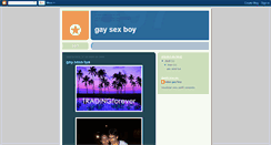 Desktop Screenshot of gaysexboy.blogspot.com