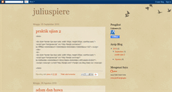 Desktop Screenshot of juliuspiere.blogspot.com