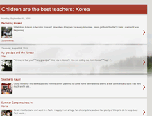 Tablet Screenshot of childrenarethebestteacherskorea.blogspot.com