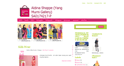 Desktop Screenshot of aldinashoppe.blogspot.com