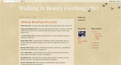 Desktop Screenshot of liz-walkinginbeauty.blogspot.com