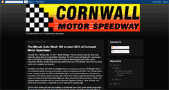 Desktop Screenshot of cornwallspeedway.blogspot.com