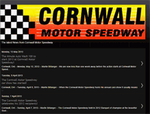 Tablet Screenshot of cornwallspeedway.blogspot.com