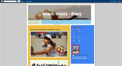 Desktop Screenshot of beachtennisbrasil.blogspot.com