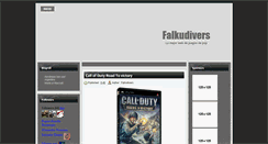 Desktop Screenshot of falkudivers.blogspot.com